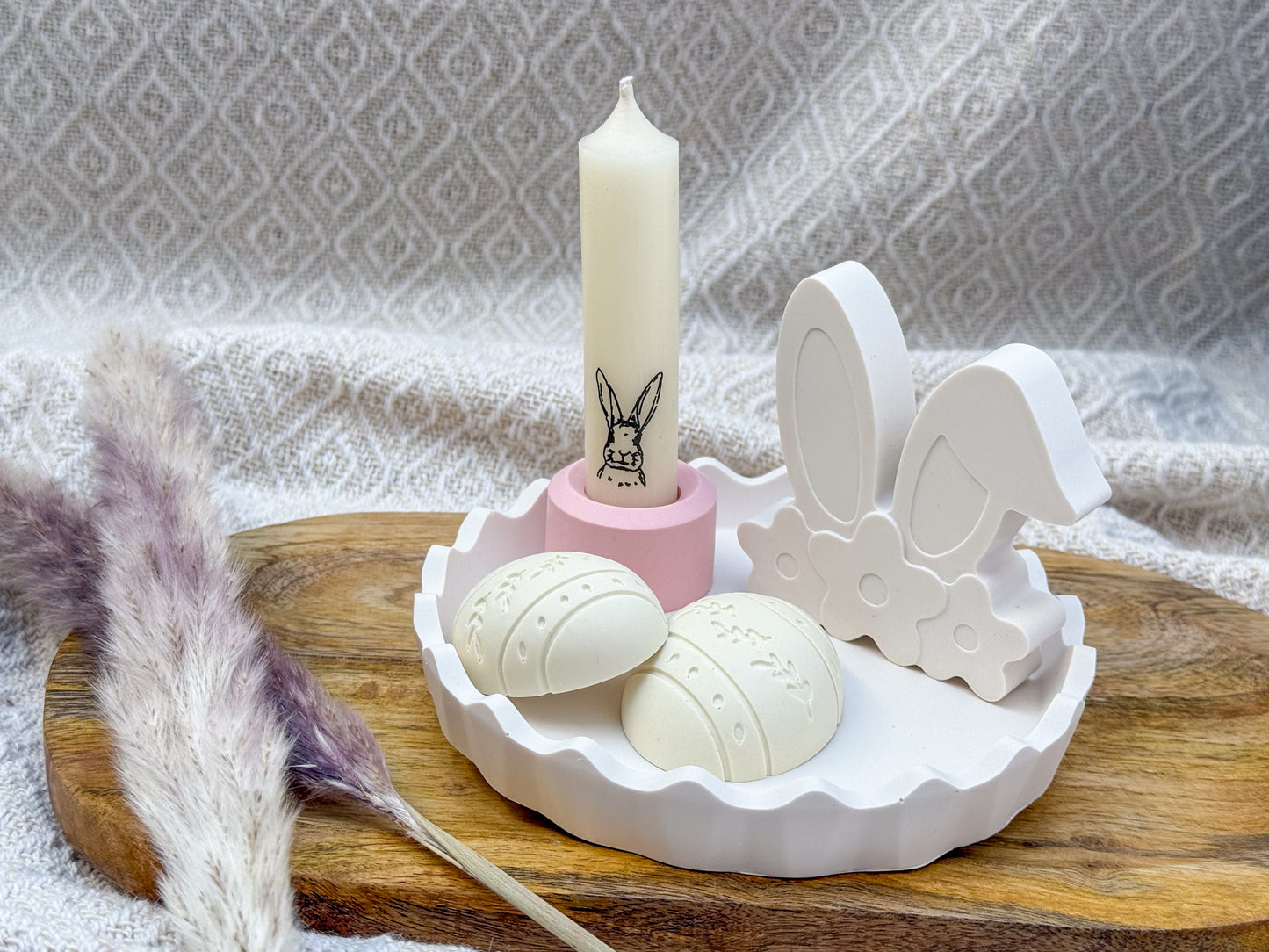 Frühlingsträume in Weiß & Rosa – Charmante Osterdeko