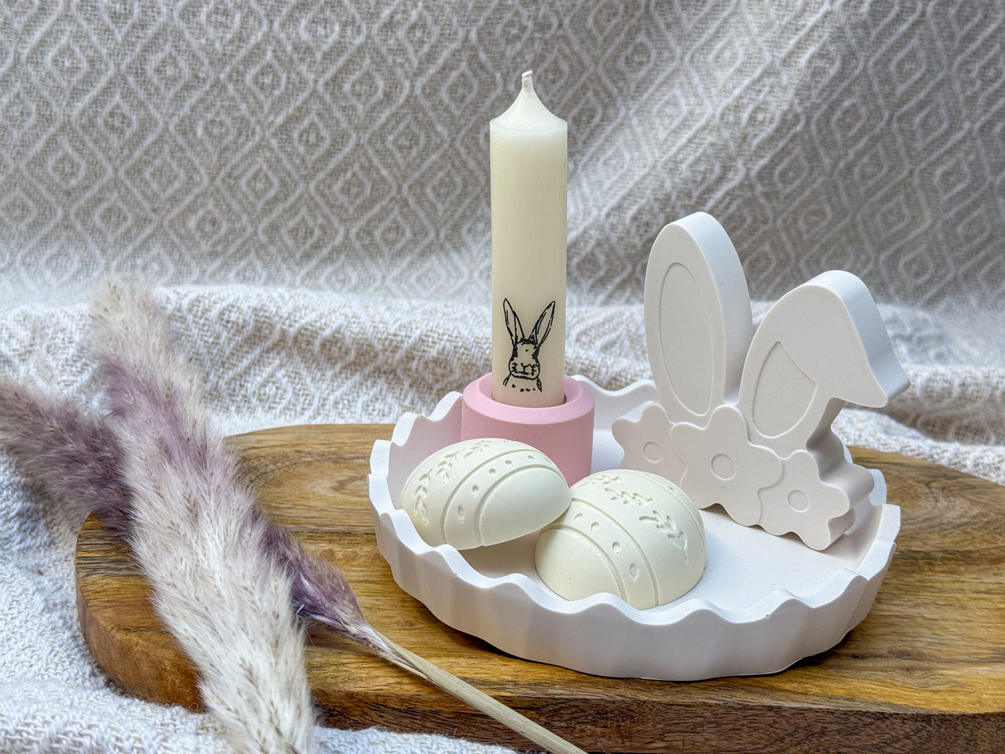 Frühlingsträume in Weiß & Rosa – Charmante Osterdeko