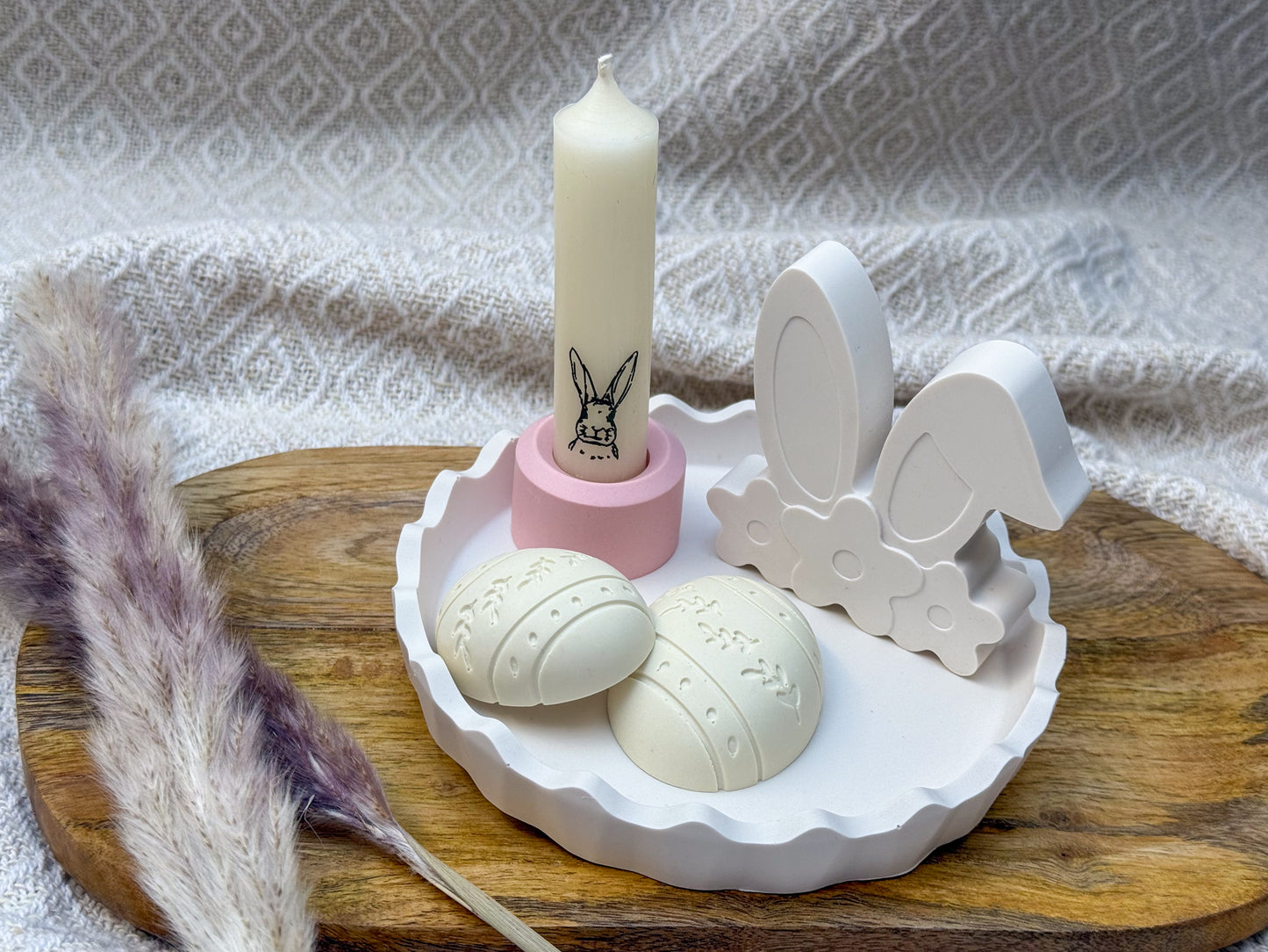 Frühlingsträume in Weiß & Rosa – Charmante Osterdeko