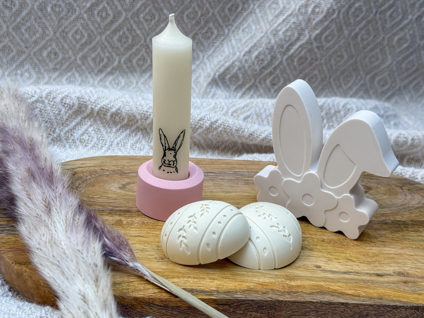 Frühlingsträume in Weiß & Rosa – Charmante Osterdeko